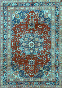 Persian Light Blue Traditional Rug, tr2877lblu