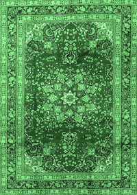 Persian Emerald Green Traditional Rug, tr2877emgrn