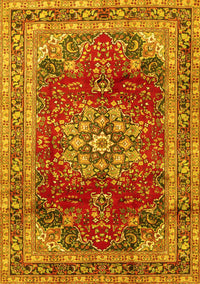 Persian Yellow Traditional Rug, tr2877yw