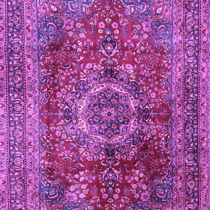 Medallion Purple Traditional Rug, tr2878pur