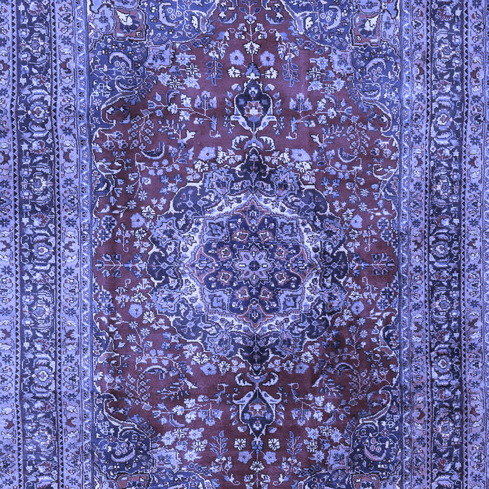 Medallion Blue Traditional Rug, tr2878blu