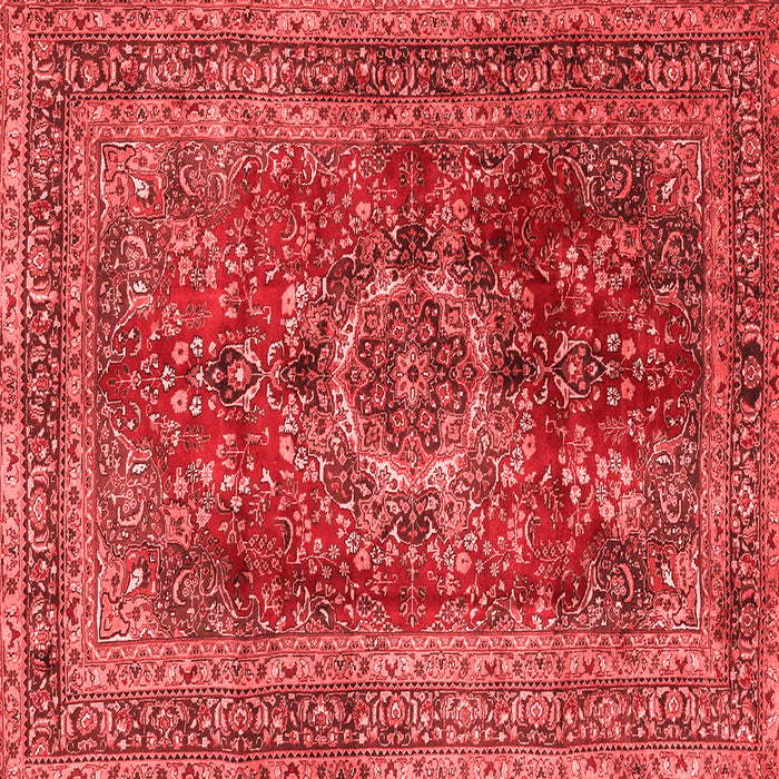 Medallion Red Traditional Rug, tr2878red