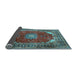 Sideview of Medallion Light Blue Traditional Rug, tr2879lblu