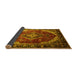 Sideview of Persian Yellow Traditional Rug, tr287yw