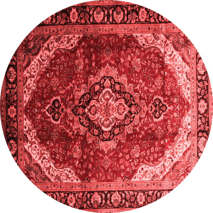 Machine Washable Persian Red Traditional Rug, wshtr287red