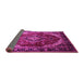 Sideview of Persian Pink Traditional Rug, tr287pnk