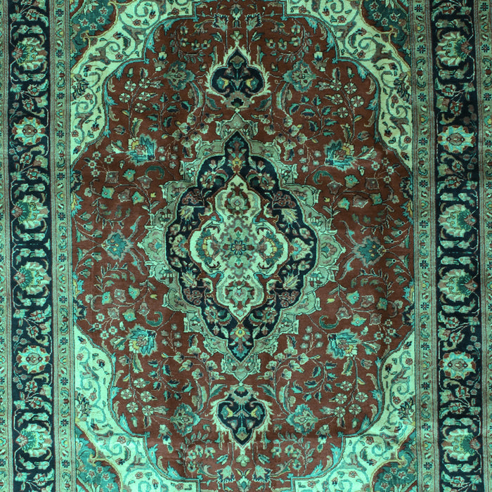 Persian Turquoise Traditional Rug, tr287turq