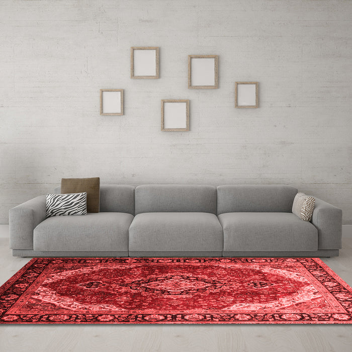 Traditional Red Washable Rugs