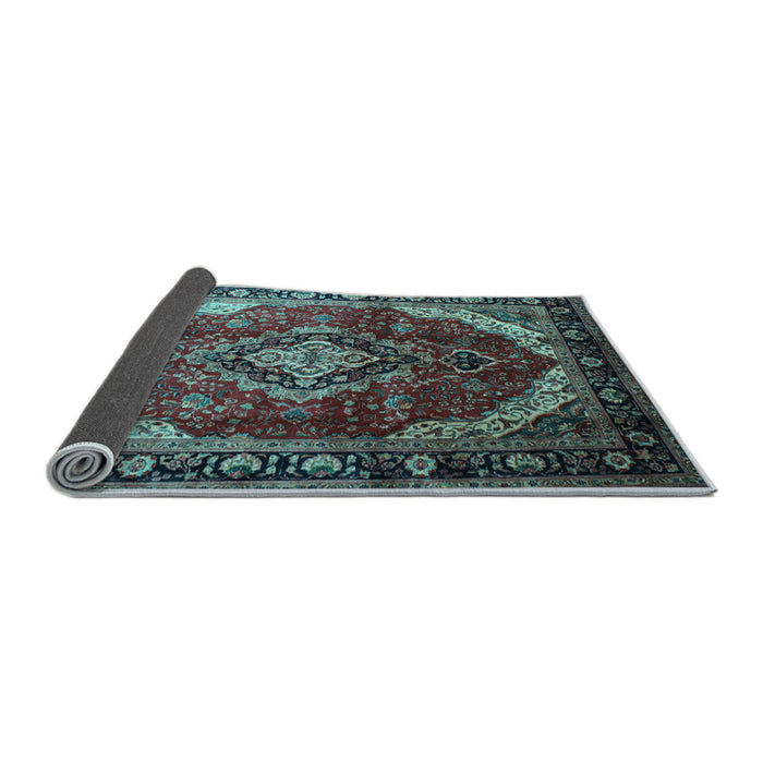Sideview of Persian Light Blue Traditional Rug, tr287lblu