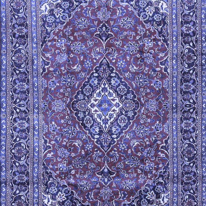 Medallion Blue Traditional Rug, tr2880blu