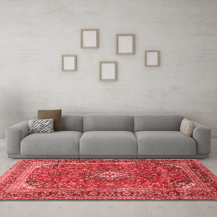 Traditional Red Washable Rugs
