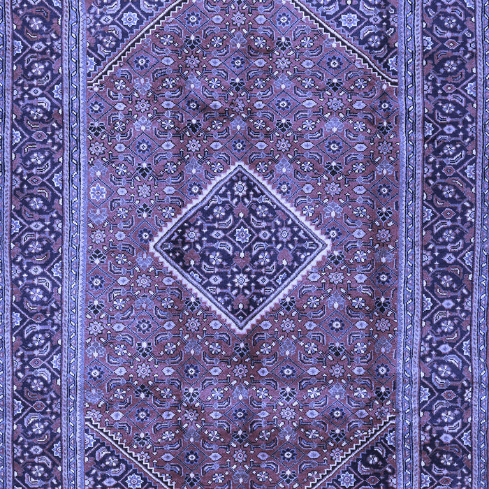 Medallion Blue Traditional Rug, tr2881blu