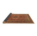 Sideview of Medallion Brown Traditional Rug, tr2881brn