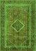 Medallion Green Traditional Rug, tr2881grn