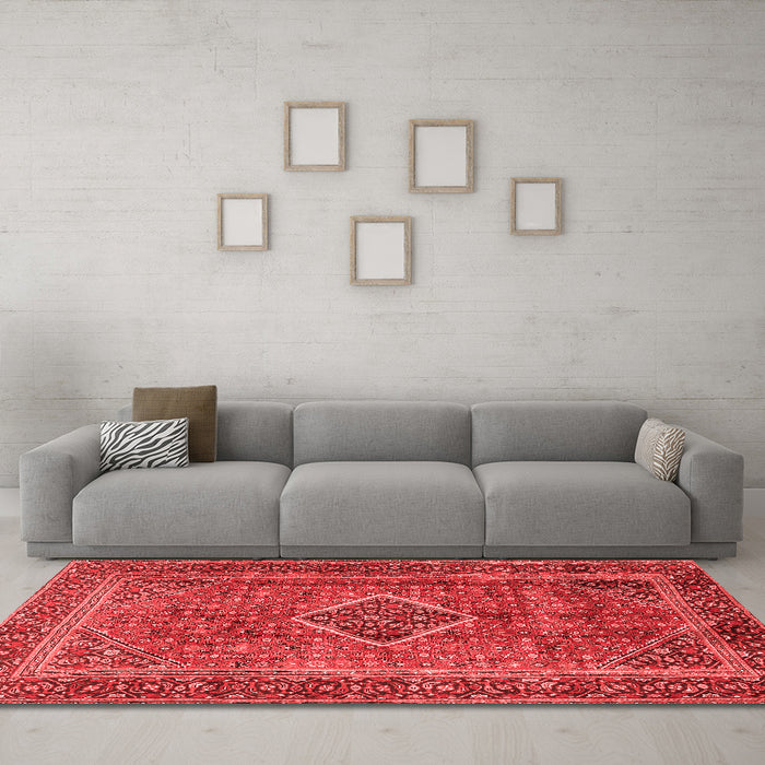 Traditional Red Washable Rugs
