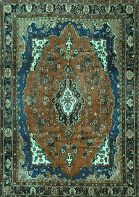 Persian Turquoise Traditional Rug, tr2882turq