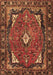 Machine Washable Persian Brown Traditional Rug, wshtr2882brn