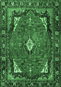 Persian Emerald Green Traditional Rug, tr2882emgrn