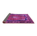 Sideview of Persian Purple Traditional Rug, tr2882pur