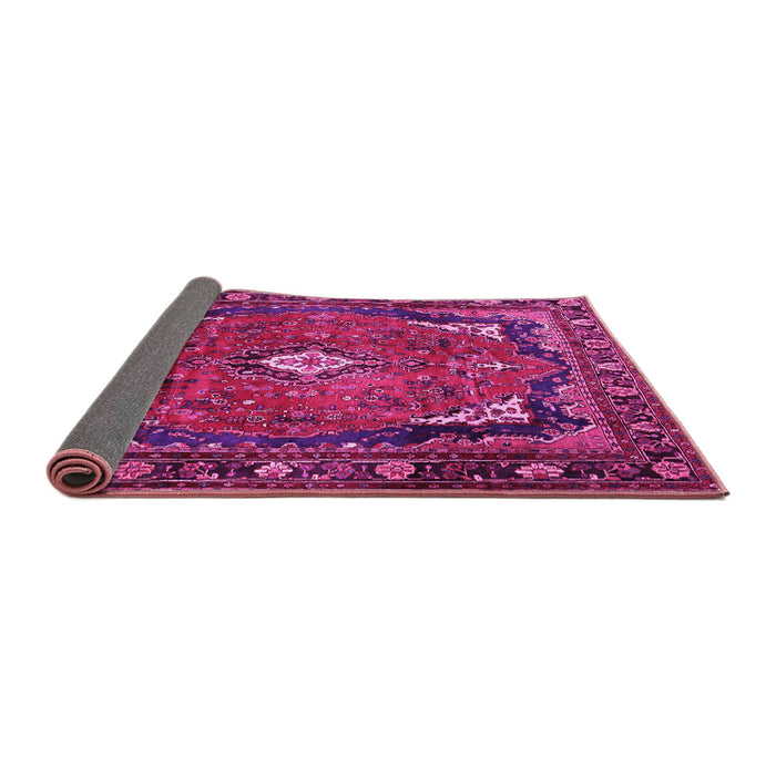 Sideview of Persian Pink Traditional Rug, tr2882pnk