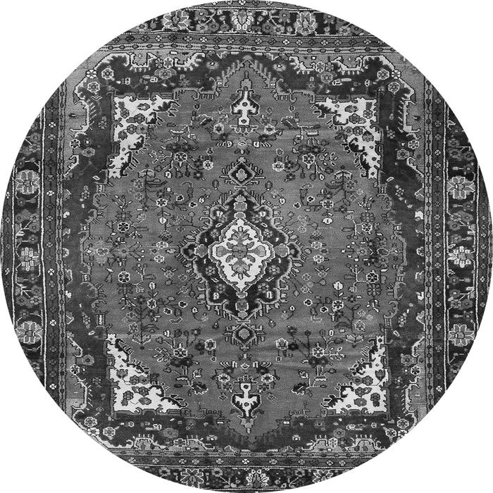 Square Persian Gray Traditional Rug, tr2882gry