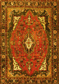 Persian Yellow Traditional Rug, tr2882yw