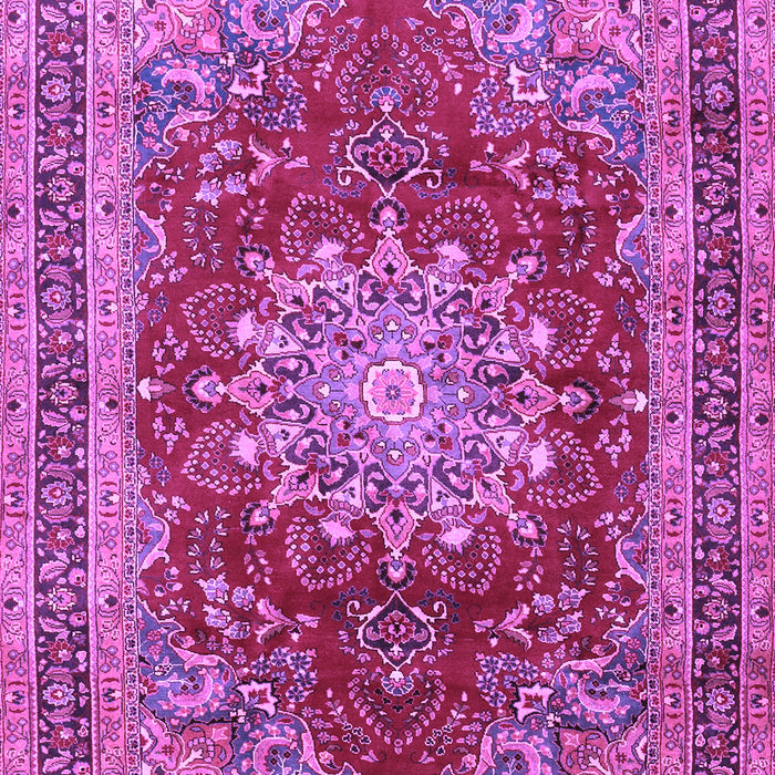 Medallion Purple Traditional Rug, tr2883pur