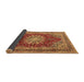 Sideview of Medallion Brown Traditional Rug, tr2883brn