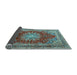 Sideview of Medallion Light Blue Traditional Rug, tr2883lblu