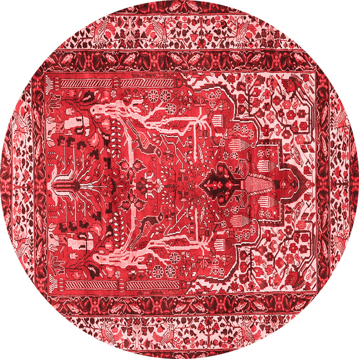 Machine Washable Persian Red Traditional Rug, wshtr2884red