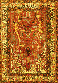 Persian Yellow Traditional Rug, tr2884yw