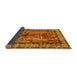 Sideview of Persian Yellow Traditional Rug, tr2884yw