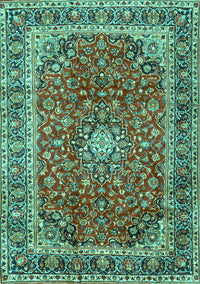 Persian Turquoise Traditional Rug, tr2885turq