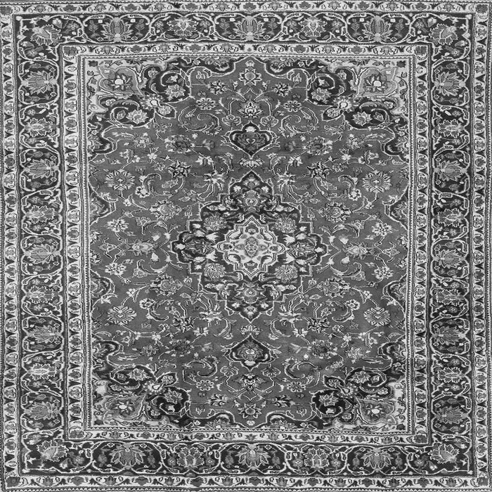 Serging Thickness of Persian Gray Traditional Rug, tr2885gry