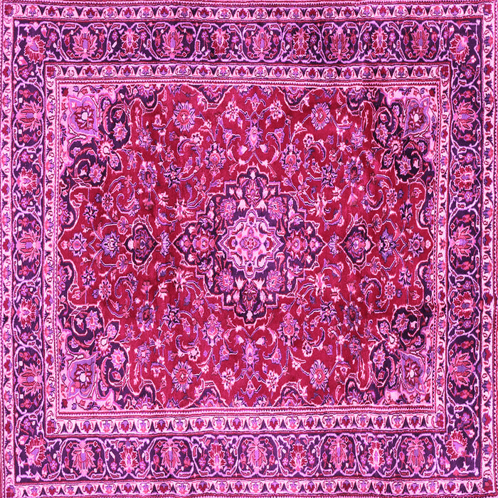 Square Persian Pink Traditional Rug, tr2885pnk