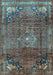 Persian Light Blue Traditional Rug, tr2886lblu