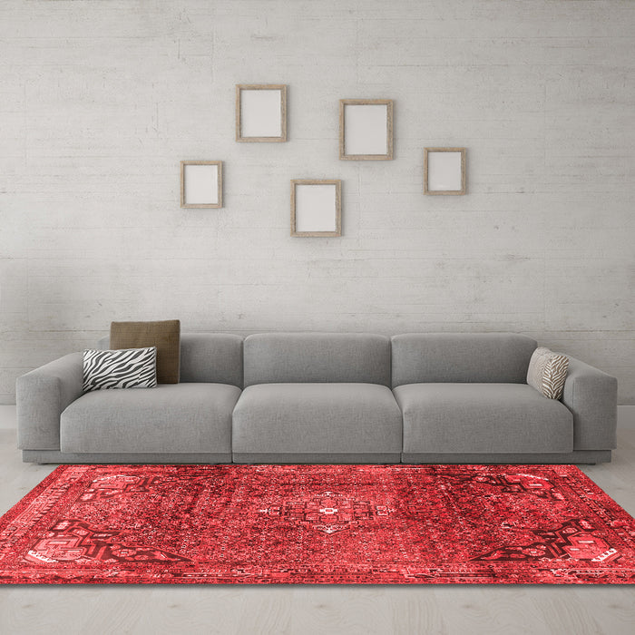 Traditional Red Washable Rugs