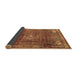 Sideview of Persian Brown Traditional Rug, tr2886brn