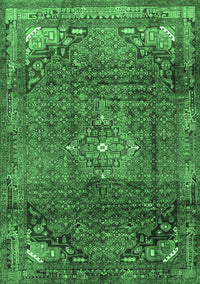 Persian Emerald Green Traditional Rug, tr2886emgrn