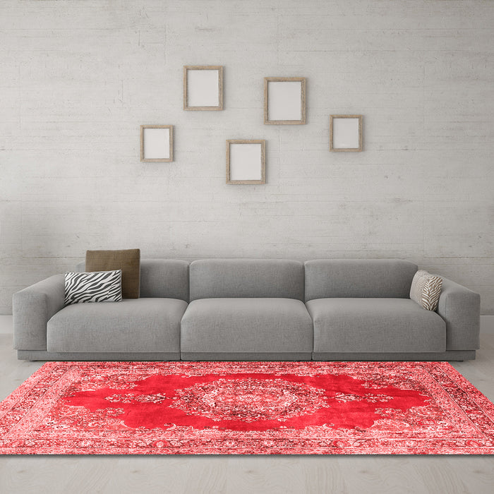 Traditional Red Washable Rugs