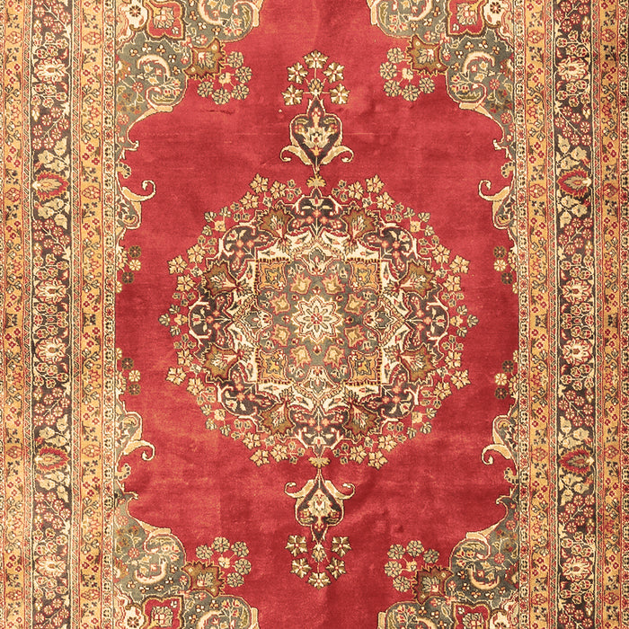 Medallion Brown Traditional Rug, tr2887brn