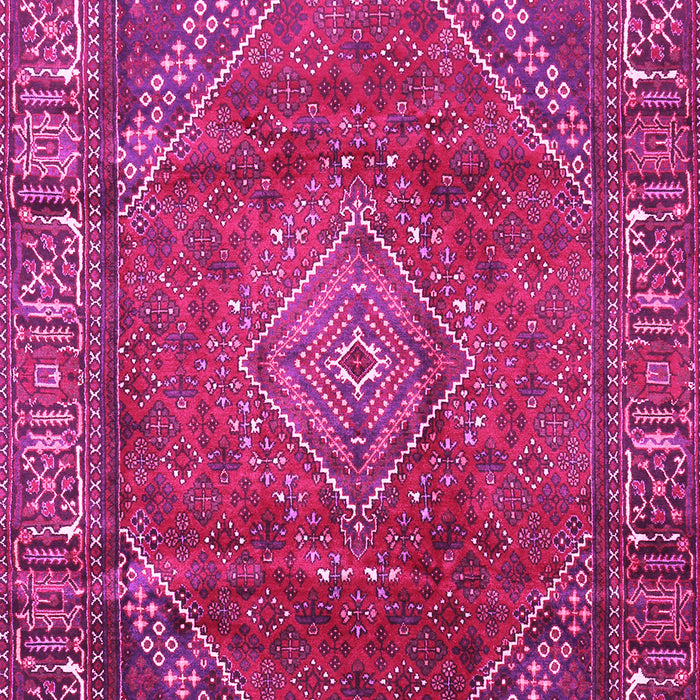 Machine Washable Persian Pink Traditional Rug, wshtr2888pnk