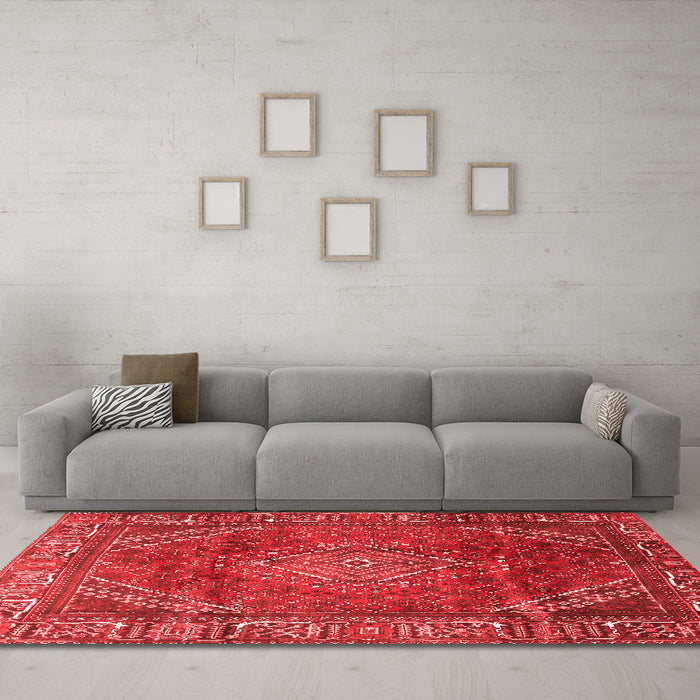 Traditional Red Washable Rugs
