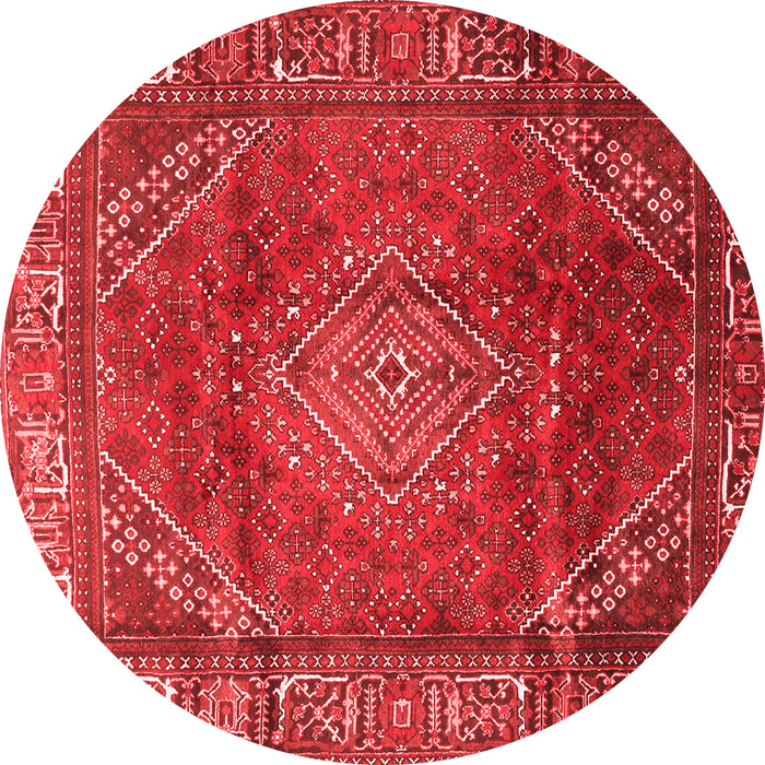Machine Washable Persian Red Traditional Rug, wshtr2888red