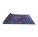 Sideview of Persian Blue Traditional Rug, tr2888blu