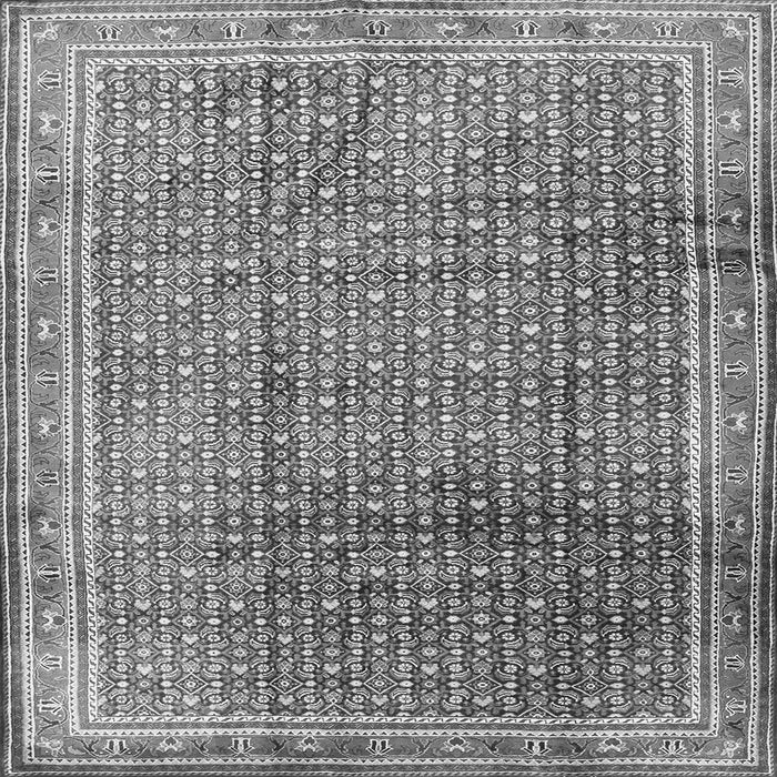 Serging Thickness of Persian Gray Traditional Rug, tr2889gry