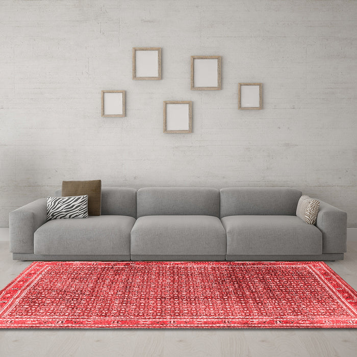 Traditional Red Washable Rugs