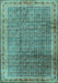Persian Turquoise Traditional Rug, tr2889turq