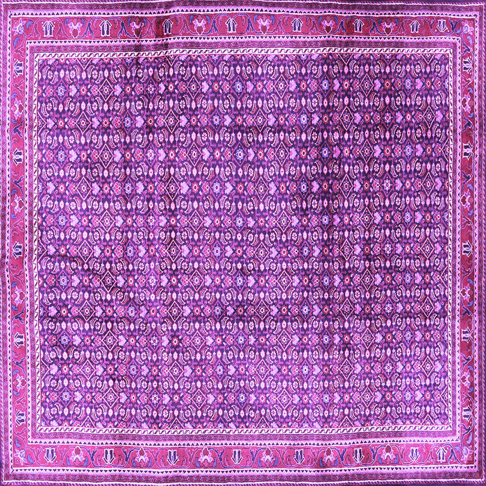 Square Persian Purple Traditional Rug, tr2889pur