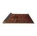 Sideview of Persian Brown Traditional Rug, tr288brn